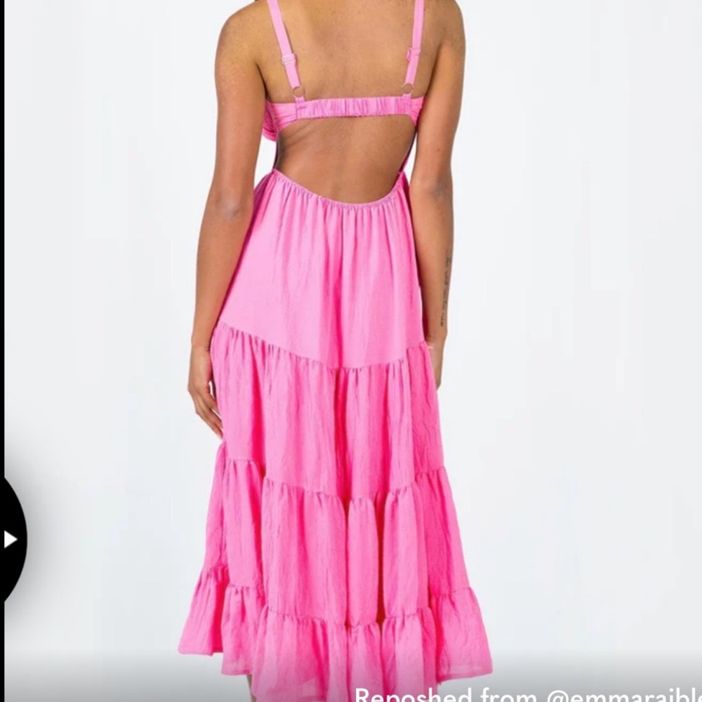 Princess Polly Pink Midi Dress - Picture 3 of 7